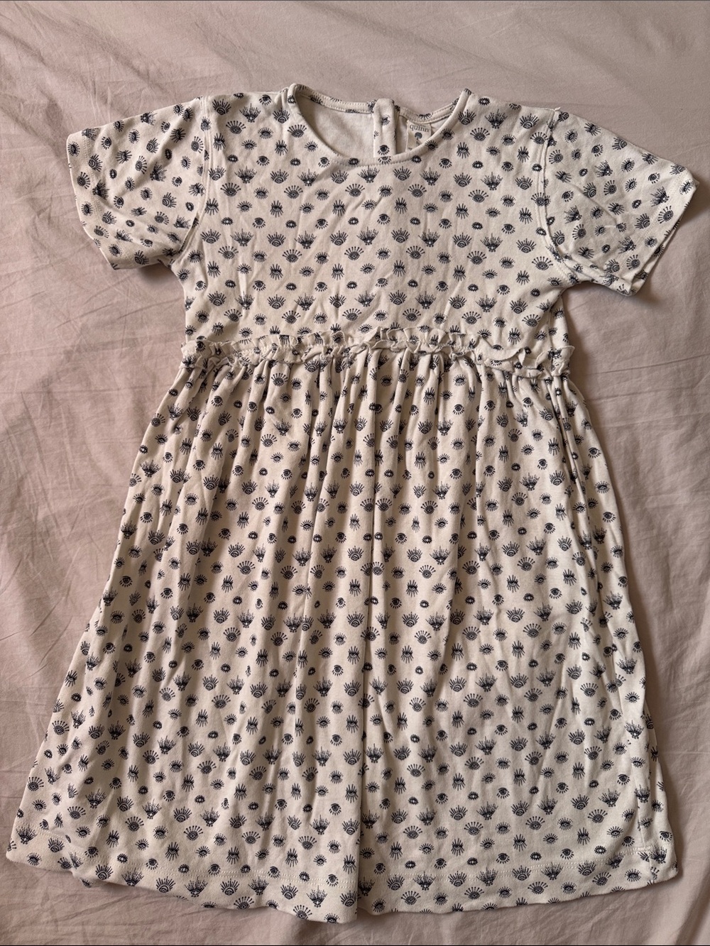 KQ cotton Mystic Eye Dress 8 girls